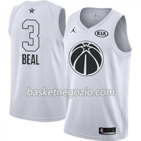 Canotte Uomo Washington Wizards Bradley Beal 3 2018 All Star Jordan Brand Bianco Swingman